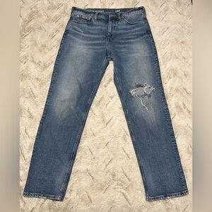 J. Crew Distressed Ripped Straight Leg Jeans Size 28T